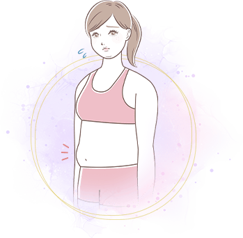 お腹の脂肪が気になる